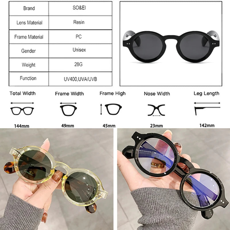 Óculos Retro Leopardo - Feminino SO&EI